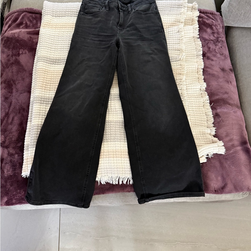 Quince Black Flare & Wide Leg Jeans